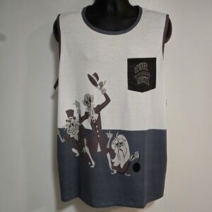 NEW Disney Parks Haunted Mansion Tank Top Beware Ghosts Men's XL  $39.99
